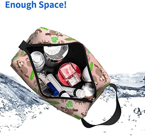 Sacos de cosméticos de preguiçosos Kzsmoc Bolsas de maquiagem de grande capacidade Viagem portátil Viagem Resistente a água Acessórios