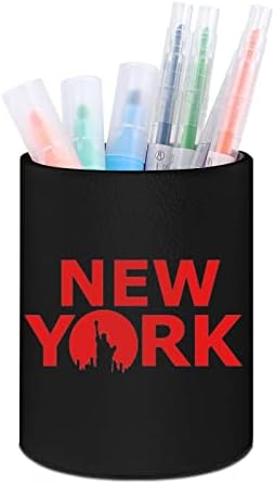 New York City Impred Pen Holder Pray Cup para copo de escova de maquiagem de organizador de mesa para o escritório da sala