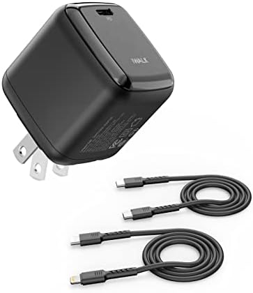 Iwalk pequeno carregador portátil 4500mAh Compatível com iPhone & Leopard Gan 65W CARGA DE LAPTOP USB C CABE