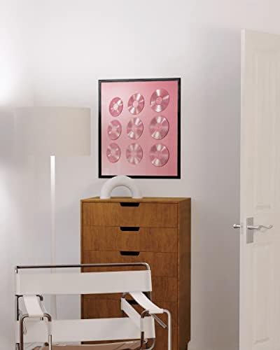 Haus e Hues Records para CDs rosa estéticos de parede - pôster para quarto estético dos anos 90 rosa decoração rosa Posters rosa