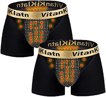 O boxeador de energia magnética masculina do Htdzdx Briefs Tourmaline Coating Underwear Comfort Funkent Underlants Underpants