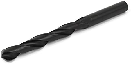 Aexit 150mm Comprimento do comprimento do comprimento de 12 mm Corte diâmetro reto orifício HSS Spiral Twist Drill Bit Black Modelo: