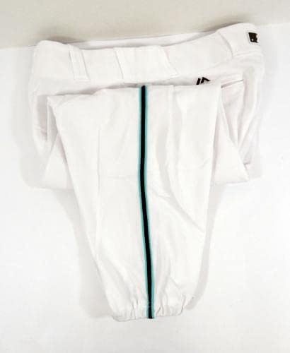 Arizona Diamondbacks Zack Godley #52 Game usou calças brancas 36-48-21 54-Jogo usado calças MLB usadas