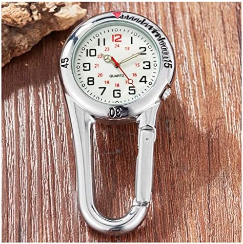 Strap Clip-on Carabiner Pocket Watch Enfermy Watch Watch Multifunction Compass Bottle Abridor