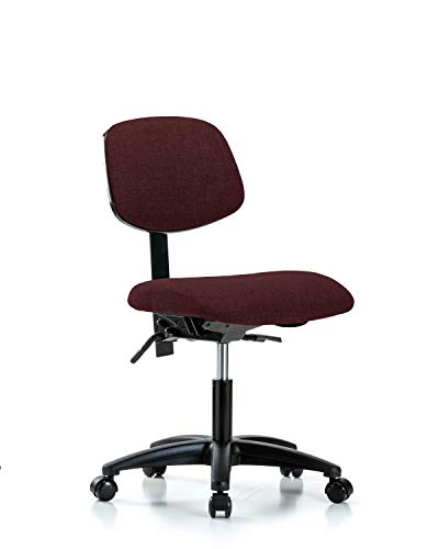 Labtech Seating Lt41469 Base de nylon de cadeira de altura da mesa de tecido, rodízios, azul
