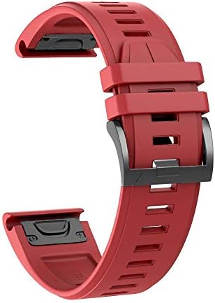 Ysang 22mm liberação rápida silicone mole wacth banda esporte strap pulseb de pulseira substituta para Garmin Fenix ​​5/5 Plus/Forerunner 935/S60 Smart Watch