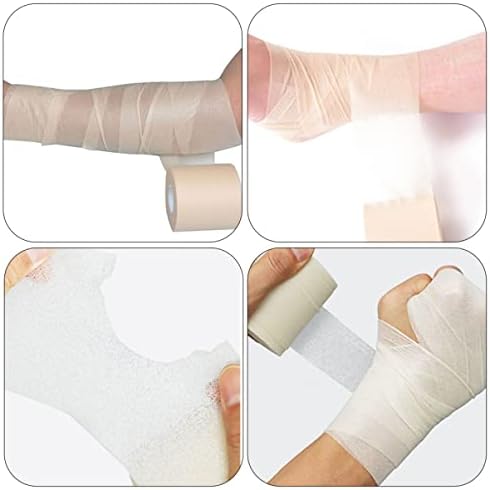 Grab lida com fita adesiva de cicatriz fita de cicatriz 6 rolos espuma de espuma Underwrap Tape Athletic Foam pré -embrulhar