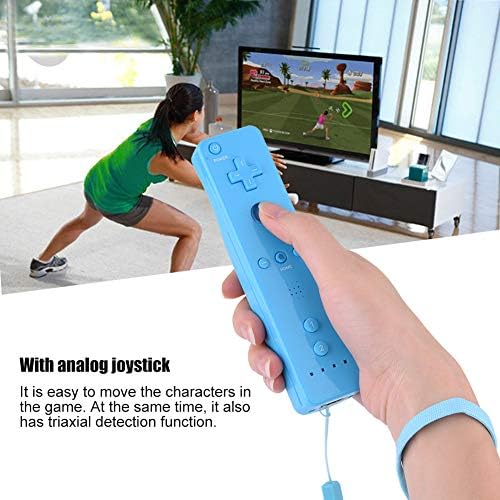 TXX gamepad gamepad alça com joystick analógico para Nintendo Wiiu/Wii Console Blue