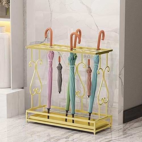 WXXGY Umbrella Stand Rack Hotel multifuncional guarda -chuva de drenagem/ouro/63x24x60cm