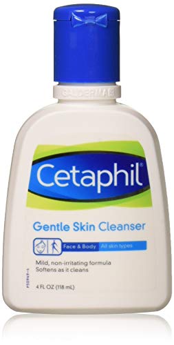 Limpador de pele suave Cetaphil para todos os tipos de pele 4 oz