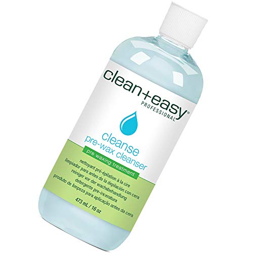 Clean + Easy pré -cera Óleo - Prepara a pele para aplicação de cera dura - tratamento de pré -enceramento com soja e óleo de uva, 5