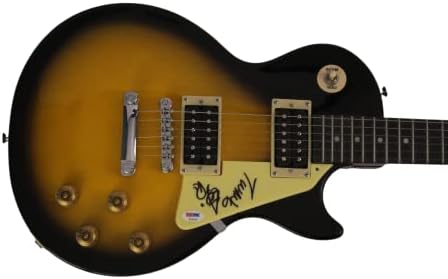 Rick Nielsen assinou autógrafo em tamanho grande Sunburst Gibson epiphone les paul guitarra elétrica muito raro com autenticação
