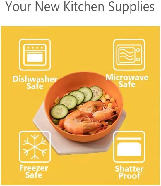 Conjunto de refeições para crianças de corn -tendre de 6 - Pla Pla Kids Dinnerware Conjunto BPA e PVC GRÁTIS - Placas biodegradáveis,