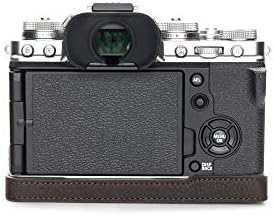 Caixa da câmera X-T4, Bolinus feita à mão de couro genuíno de meia câmera de capa de câmera para fujifilm Fuji X-T4 XT4 Câmera