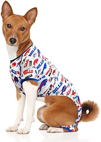 Littlearth Unissex-Adult NFL Buffalo Bills PJS PJS, cor da equipe, Média