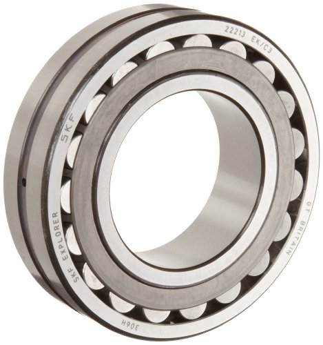 SKF 22322 EK/C3 Explorer Rolamento esférico de rolamento, furo cônico, tolerância padrão, gaiola de aço, folga C3, métrica, furo de 110 mm, 240 mm, largura de 80 mm, capacidade de carga máxima de 2800rpm, capacidade dinâmica de 251786lbf, 2800rpm de capacidade dinâmica da dinâmica