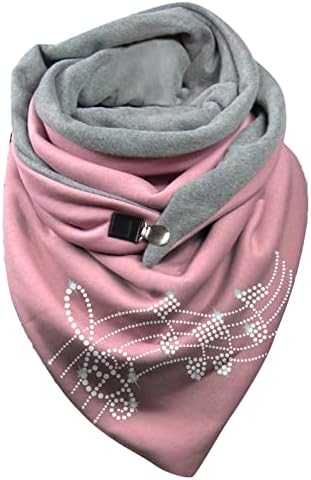 Winter Warm Sconhap Wrap Women Women Button Vintage Lenços