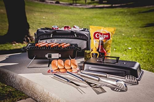 Oniva - uma marca de piquenique Buccaneer Greling Portable Grill & Cooler Tote,