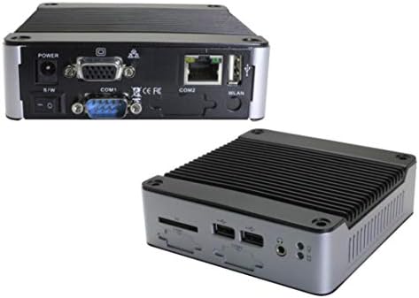 Mini Box PC EB-3360-C2G2P suporta saída VGA, porta RS-232 X 2, GPIO X 2 de 8 bits, porta MPCIE x 1 e energia automática em