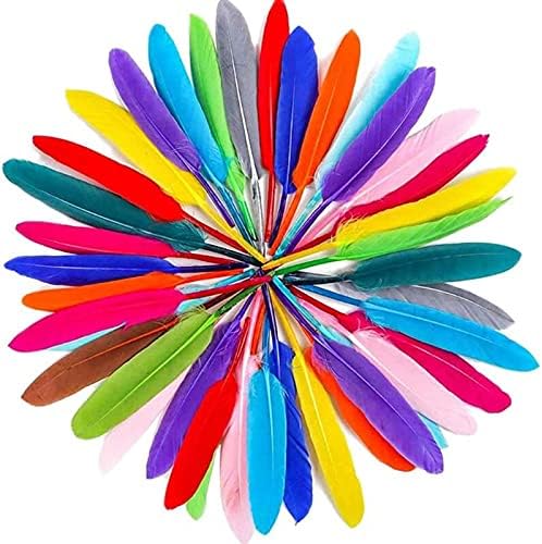 Zamihalaa 50pcs Pato penas de pato 10-15cm DIY penas para jóias fazendo brincos em casa decoração de casamento plumas artesanato acessórios