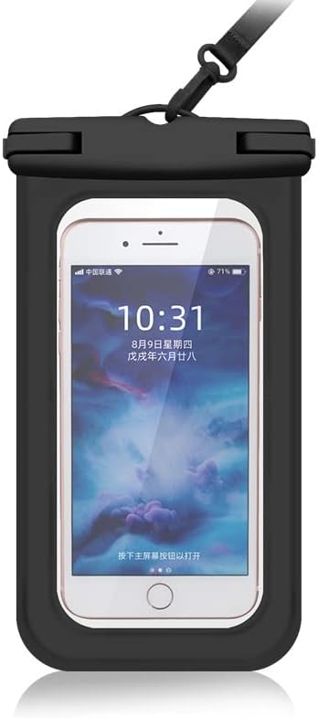 Cague à prova d'água universal, bolsa de telefone impermeável compatível com iPhone 13 12 11 Pro Max XS Max Samsung Galaxy