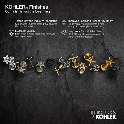 Kohler 74013-4-2MB Torda esticada Torneira de pia de banheiro de mão única, bronze moderno escovado vibrante