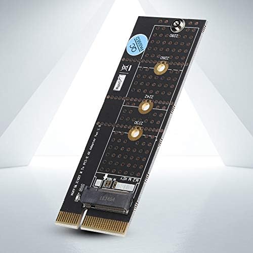 Cartão PCI-e Riser Ashata, M.2 NVME Chave M SSD para PCI-E 4X Riser vertical Cart