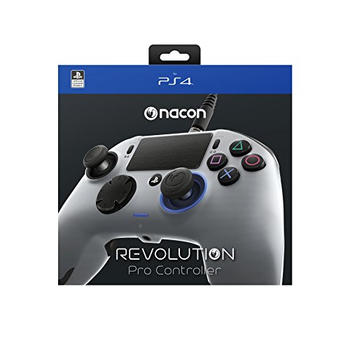 Nacon Revolution Pro PlayStation 4 Wired Controller - Silver
