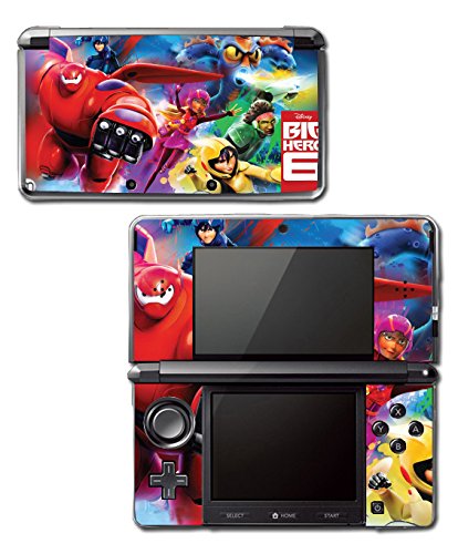 Big Hero 6 Hiro Baymax video video video vinil decalque capa de capa de pele para o sistema Nintendo 3DS original