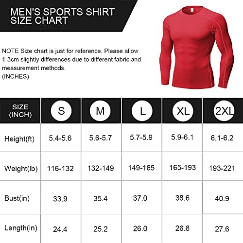 Camisas de compressão de manga longa atlética do eargfm masculino ativo da camada de treino de treino ativo Tops de esportes elásticos