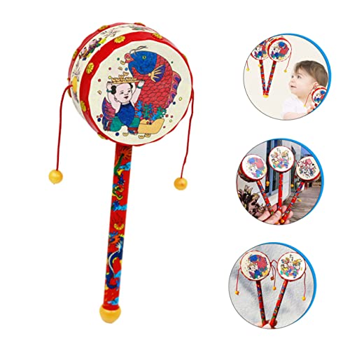 Toyandona Baby Rattle Musical Toy Bateria de mão para crianças brinquedos musicais para crianças meninas para bebês sinos