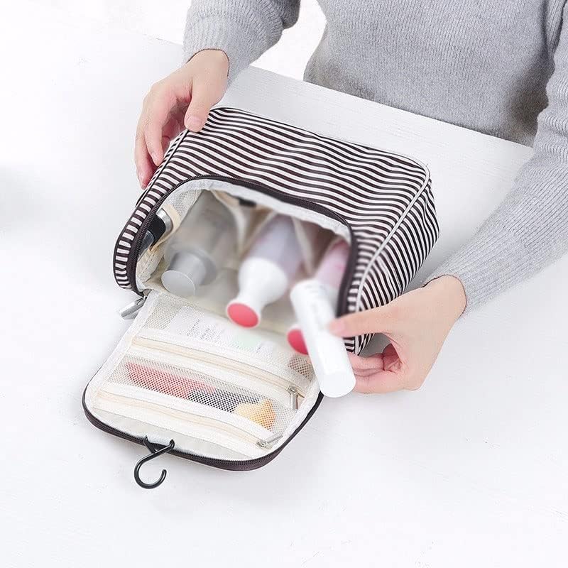 Wetyg Polyster Travel Bag de cosméticos para maquiagem portátil Mulher Makeup Bag Organizer para bolsa de kit de higiene pessoal para homens de bolsa