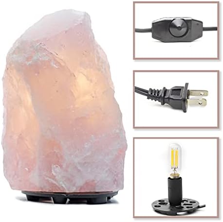 Desertusa Rose Quartz Dimmable LED Lamp