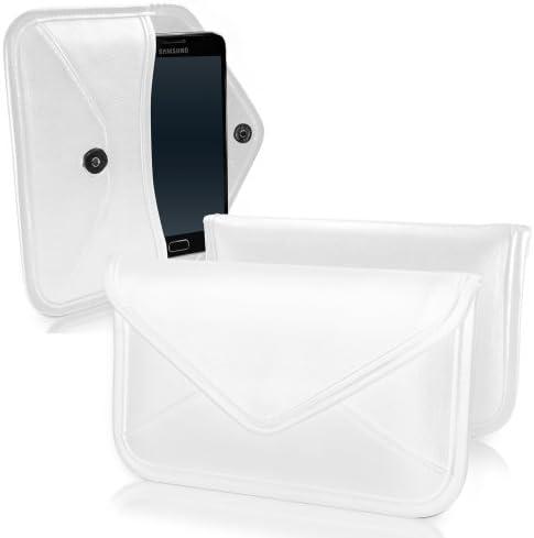 Caixa de ondas de caixa compatível com alcatel tcl lx - bolsa mensageiro de couro elite, design de envelope de capa