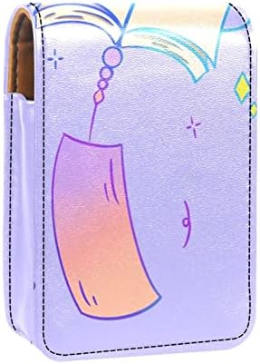 Caso de batom de Oryuekan, bolsa de maquiagem portátil fofa bolsa cosmética, organizador de maquiagem do suporte do batom, cartoon
