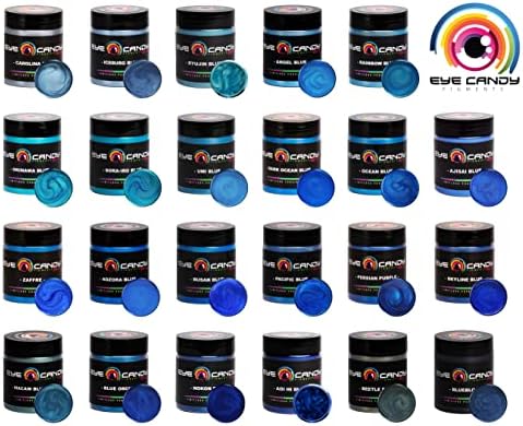 Eye Candy Premium Mica Powder Pigmment “Besouro Azul” Multiplumes Furpose Arts and Crafts Additive | Filmes, epóxi, resina, bombas de banho, tinta, sabão, esmalte, bálsamo labial
