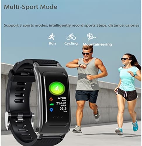 Droos Fitness Tracker com 5.0 Bluetooth fone de ouvido Playback de reprodução Eart Pressão sanguínea Monitor de sono de oxigênio,