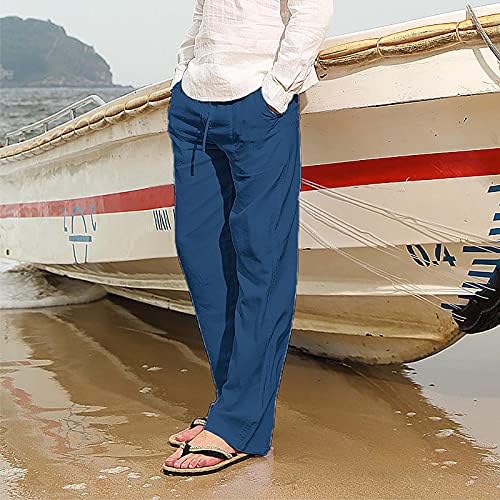 Calça de esqui dudubaby masculina moda linho de algodão PLUS TAMANHO ELÁSTICA CASUAL CAIXA PALHAS LONADAS PALTAS DE SNOTO