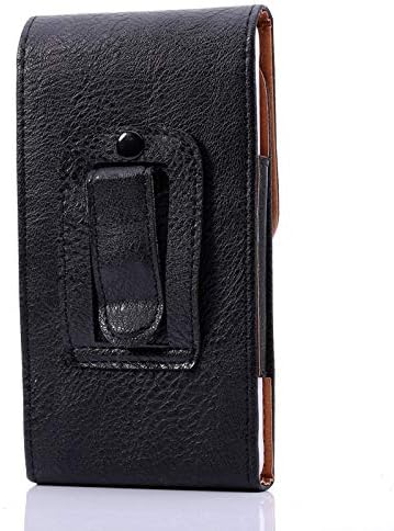 Bolsa de proteção de telefone Hiigh compatível com iPhone Mini, SE 2020,8,7,6,6s coldre de celular de cinto de couro, pacote de cintura