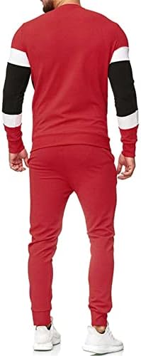 Men Sports 2 peças jaqueta e calça conjunto de roupas redondas de colarinho masculino traje de pinguim de escada separada