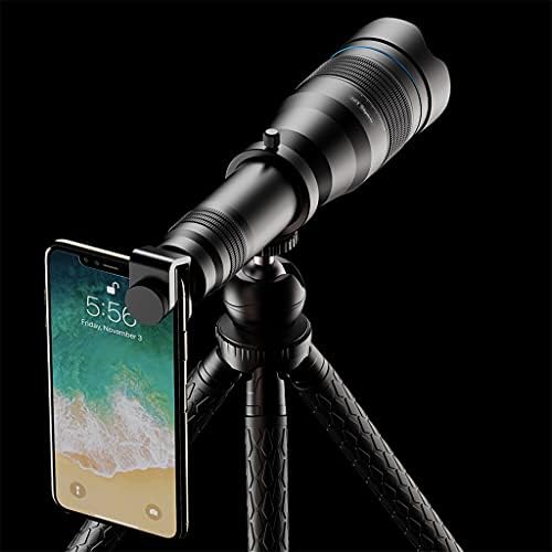 Sjydq hd 60x zoom telefoto lente lente viagens lentes monoculares com tripé de selfie