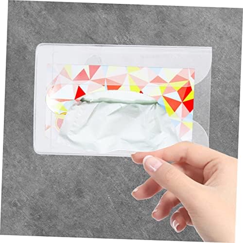Caixa de papel de parede homoyoyo caixa de papel limpa Caixa de tecido transparente Caixa de toalha de face 2pcs de plástico 2pcs