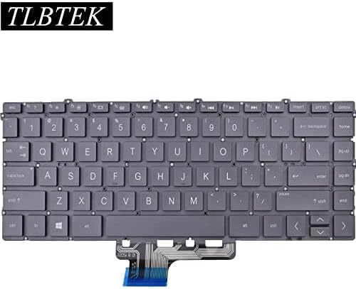 Substituição do teclado da luz de fundo do TLBTEK Compatível com HP Specter X360 13-AW1-AW0003DX 13-AW0008CA 13-AW0013DX 13-AW0020NR 13-AW0023DX 13-AW0010CA 9Z.NGPBQ.301 Laptop da série （Brown sust