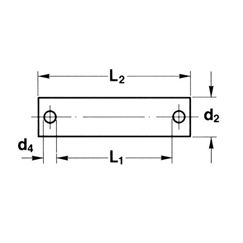 Ametric LF 314 CP LF/LL Chain de folhas da série, Número ISO 2044, 31,75 mm de inclinação, arremesso de placas 4x4, largura de