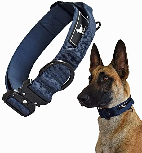 Colarinho de cachorro Mali -18 cores -colar de nylon de serviço pesado ajustável com fivela de metal de liberação rápida