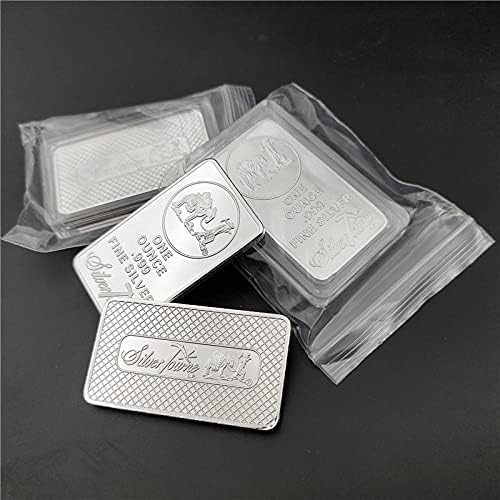 Rare Badge Square Silver Plated Centaur Square Cube Edição comemorativa 1 oz moeda de hortelã Explore agora!
