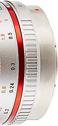 Samyang sy12m-mft-bk 12mm F2.0 Ultra de largura lente fixa para Olympus/Panasonic Micro 4/3 câmeras, preto