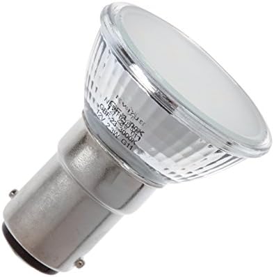 Iluminação Newhouse GBF-2320 Modern GBF Base LED Bulbo de elevador 2.3W BA15D, Substituição de halogênio, 200 lm, 12V, 3000K
