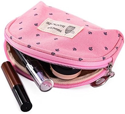 Bolsas de maquiagem de 3 PCs Hoyofo para bolsas pequenas bolsas de cosméticos conjuntos de viagens maquiagem bolsa de zíper bolsa