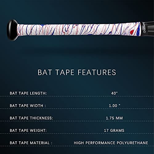 Champkey 40 All Weather Performance Bat Grip Fitas | fita confortável e macia |